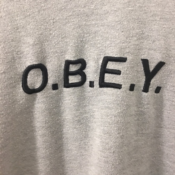 ❌SOLD❌Obey Pullover Hoodie | Gray | Men’s XL - Picture 3 of 8